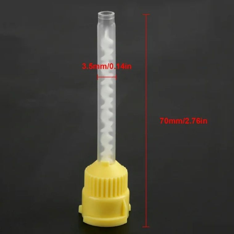 Punta mezcladora para silicón 1:1