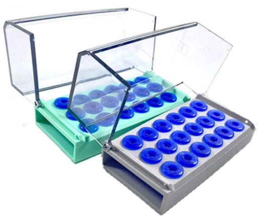 Caja 18 orificios de organización para fresones
